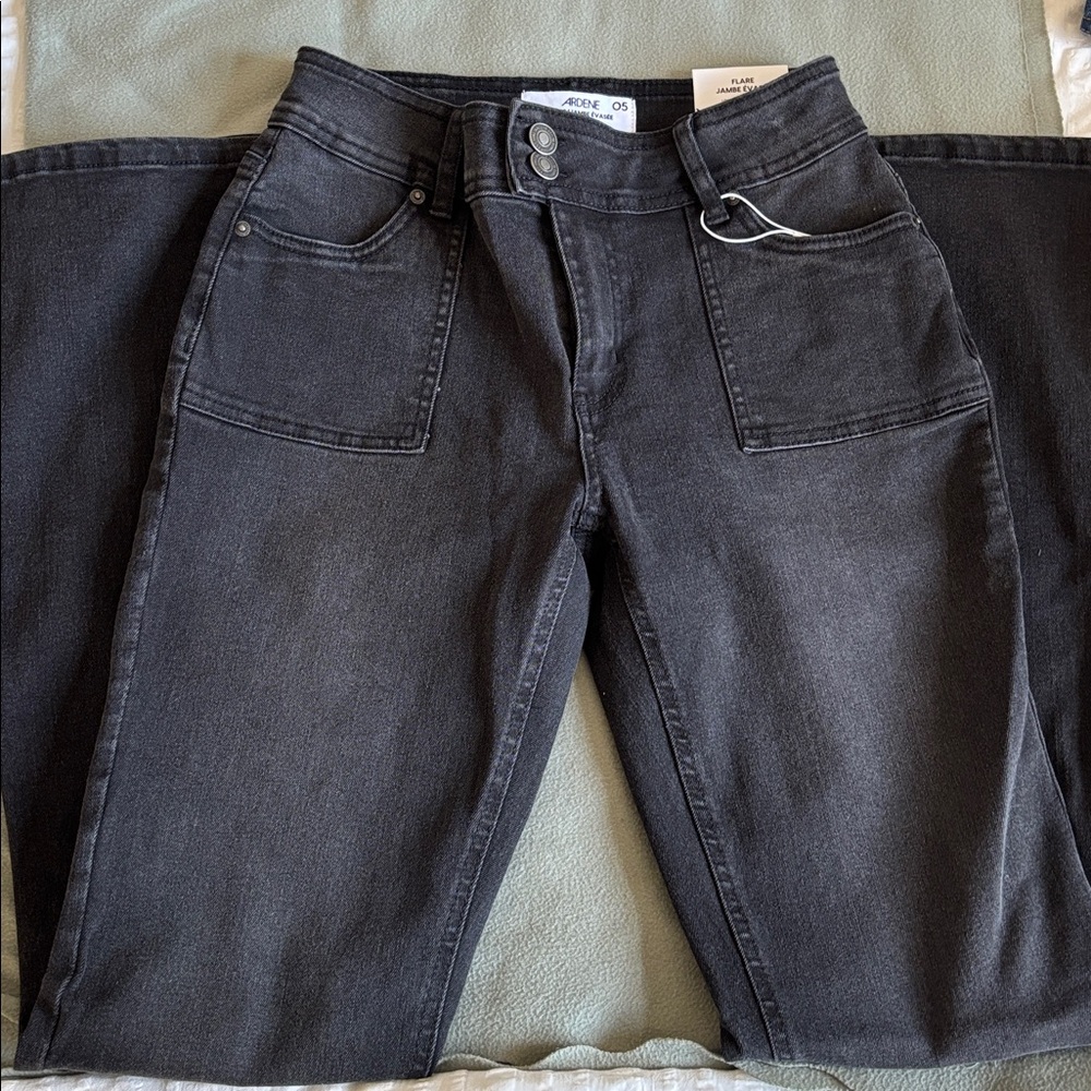 Ardene Charcoal Denim Pants